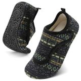 Chinelos Barerun Warm House Forrados De Lã Para Mulheres E Homens, Pretos