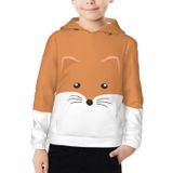 Moletom Com Capuz Niukom Cartoon Fox Face Para Crianças S (7-8)