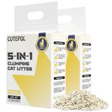 Cat Litter Cutepol Mixed 5 Em 1, Aglomerado De 7,9 Lb/saco