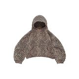 Moletom Com Capuz Haxqb Y2k Com Estampa De Leopardo Para Mulheres E Homens