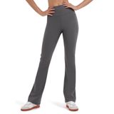Leggings Zylioo Long Flare De Cintura Alta Para Mulheres Altas, Cinza