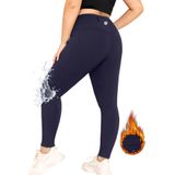Leggings Femininas Lalagen, Tamanho Grande, Forradas De Lã, Resistentes À Água