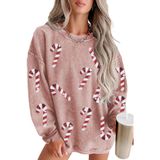 Moletom Urchics Oversized Para Mulheres Com Gola Redonda E Manga Comprida