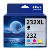 Cartuchos De Tinta Belietop 232xl De Alto Rendimento Para Epson Xp-4200
