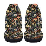 Conjunto De Capas De Assento De Carro Drydeepin Mushroom Flower Dragonfly, Pacote Com 2