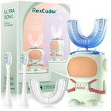 Escova De Dentes Elétrica Rexcodar Ultrasonic Em Forma De U Para Crianças 2-6y
