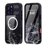 Capa Impermeável Omio Projetada Para Iphone 16 Pro Preta