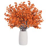 Flores Artificiais Uieke Babys Breath Orange Silk X30