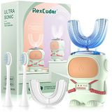 Escova De Dentes Elétrica Rexcodar Ultrasonic Em Forma De U Para Crianças 6-12y