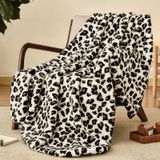 Cobertor Phf Com Estampa De Leopardo Sherpa 150x200cm