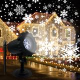 Projetor Led Snowflake Lights Aurpukar Christmas Outdoor