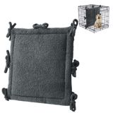 Painel Divisório De Gaiola Para Cães Hombys Fluffy Thick Grey 21x19cm
