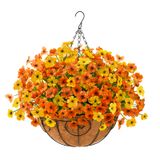 Cesta Artificial De Flores Suspensas Para Mães Para Decoração De Outono