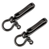 Chaveiro Ph Pandahall Fish Hook De Latão Gunmetal X2
