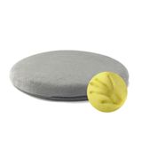 Almofada De Assento Sigmat Memory Foam Antiderrapante Soft 45 Cm Cinza