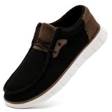Mocassins Egmpda, Sapatos De Barco Sem Cadarço Para Homens, Pretos, Marrons, Eua 8.5