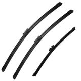 Conjunto De Escovas De Limpeza Bmw X5 2007-2013 Dianteiro 24 Cm E 20 Cm Traseiro 15 Cm