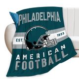 Manta Philadelphia Print American Football 100x125cm