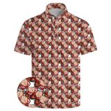 Camisa Polo Homny Funny Ball Quick-dry Golf Para Homens Xxl Brown