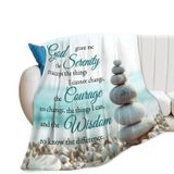 Cobertor Jamie World Serenity Prayer Plush Cozy 125x100cm