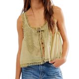 Top Curto, Naileksi, Feminino, Sem Mangas E Babados, Com Acabamento Em Renda E Chiffon