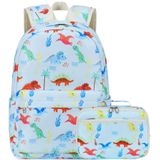 Mochila Escolar Ledaou Kids Com Lancheira Para Meninos E Meninas
