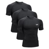 Camisa De Compressão Ksasky, Blusa Masculina De Treino De Manga Curta