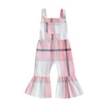 Roupas Zaxarra Baby Girl, Macacão De Flanela, Xadrez, 2-3 Anos