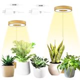 Led Grow Lights Apeids Bamboo Full Spectrum 96 Leds, Pacote Com 2