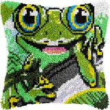 Kit De Almofadas Latch Hook Veirousa Naughty Frog Para Adultos