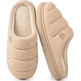Chinelos Femininos Longbay, De Espuma Viscoelástica Ultramacia, Cáqui, 7-8