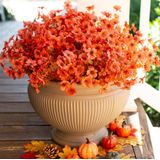 Flores De Plantas Artificiais Para Decoração De Outono Ao Ar Livre