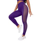 Leggings De Ioga Mguleeyi Sexy High Waist Butt Lift Purple S