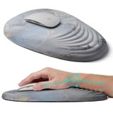 Mouse Pad Ergonômico Com Suporte De Descanso De Pulso, Espuma Viscoelástica