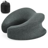 Almofada De Pescoço De Viagem Bszxd 2024 Memory Foam Para Carro E Avião