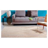 Tapete para Sala Quarto Classic 150x200cm Grande Peludo Macio Pérola Creme