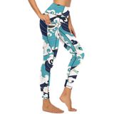 Leggings Kevamolly Kevamolly Femininas De Ioga De Cintura Alta Wave-1