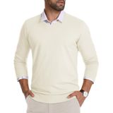Suéter Masculino Com Decote Em V, Pulôver De Malha Crysully, Vermelho Tomate, Xxl