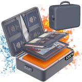 Organizador De Documentos Docsafe 5200°f À Prova De Fogo À Prova De Fogo, Impermeável, Cinza