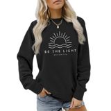 Moletom Sulayesh Christian Be The Light Para Mulheres Preto Xl