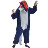 Fantasia Para Adultos, Macacão Vavalad Dilophosaurus, Pijamas Unissex