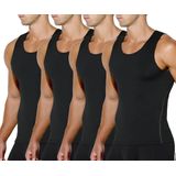 Camiseta Masculina Compression Muscle Arjen Kroos Preta, Pacote Com 4