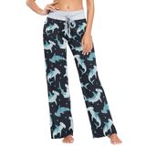 Calças De Pijama Anyangquji Hammerhead Shark Femininas De Poliéster