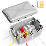 Caixa Elétrica Totufy Large Outdoor Waterproof Ip54 Grey