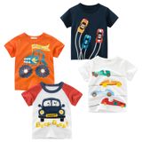 Camiseta Deekey Graphic Para Meninos, Manga Curta, 2 A 7 Anos, Pacote Com 4