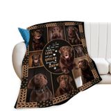 Cobertor De Lã De Flanela Para Cães Golakra Labrador Chocolate Lab