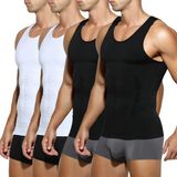 Camiseta De Compressão Muscular Arjen Kroos Masculina Preta/branca