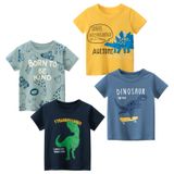 Camiseta Deekey Graphic Para Meninos, Manga Curta, 2 A 7 Anos, Pacote Com 4