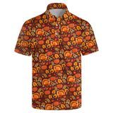 Camisa Polo Homny Funny Ball Golf Print De Manga Curta Para Homens