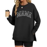 Camisas Grandes De Manga Comprida Para Mamãe Lomon Para Mulheres Pretas Xxl